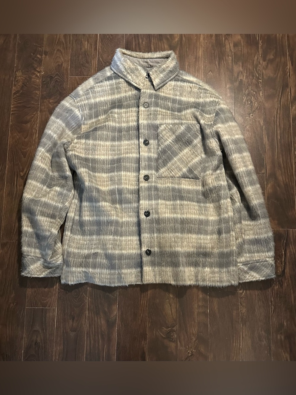 oak and fort furry jacket unisex